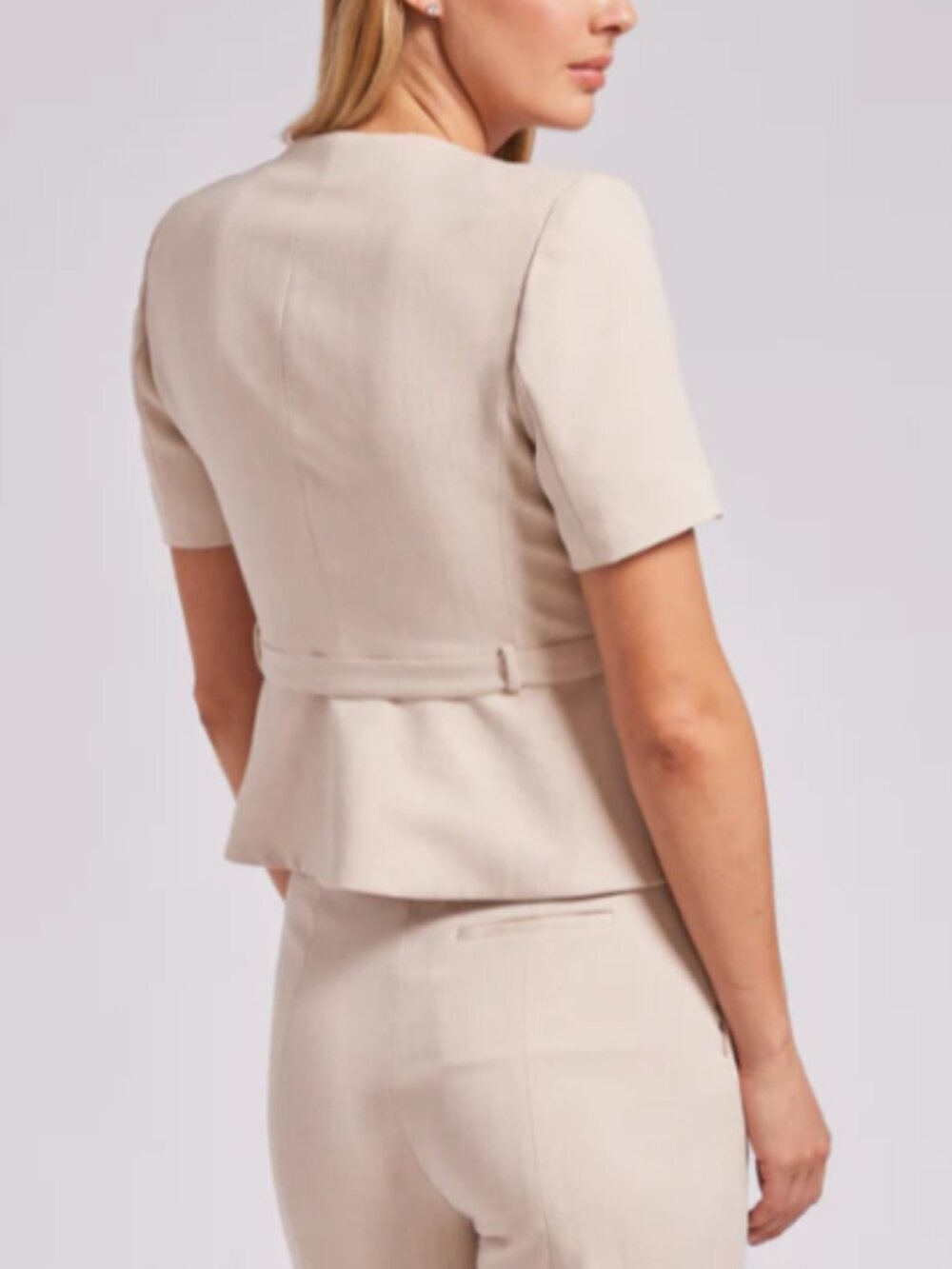 Generation Love Lois Light Suiting Blazer Top - Picture 4 of 4